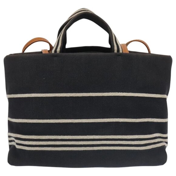 CHANEL Tote Bag Denim Navy CC Auth PP037 - Picture 4 of 15